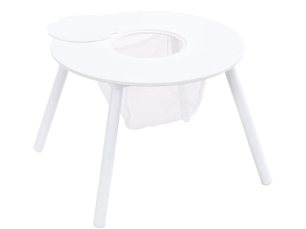 Children's Panel Table With 4 Chairs - White
