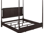 Dark Brown / 5 Pc. Bed, Nightstand, Chest, Dresser, Mirror / Queen