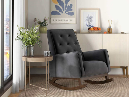 Demetrius - Mid-Century Modern Rocking Chair