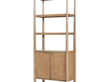 Nolan - Bookcase With Lower Cabinet - Natural