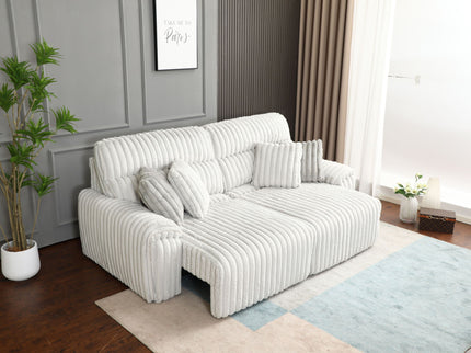 Jaya - Power Motion Sofa With Sleeper & USB Port - Mondo Gray