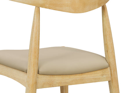 Dining Chairs With Ergonomic Backrest (Set of 2)