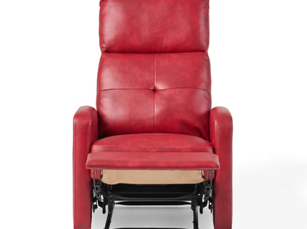 Contemporary Recliner Chair With Push Back Function