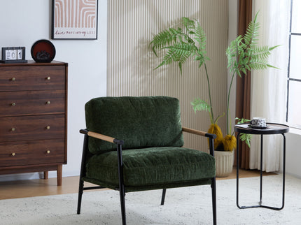 Modern Accent Chair With Cushions, Cozy Seating