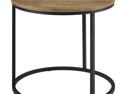 Arrize - Round Side End Table - Mango Color