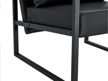 Classic And Metal Frame Sofa, Ergonomically Designed, A Perfect Blend Of Modern And Industrial Styles