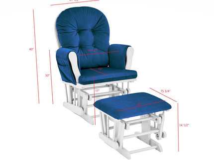Mason - Comfortable Glider And Ottoman