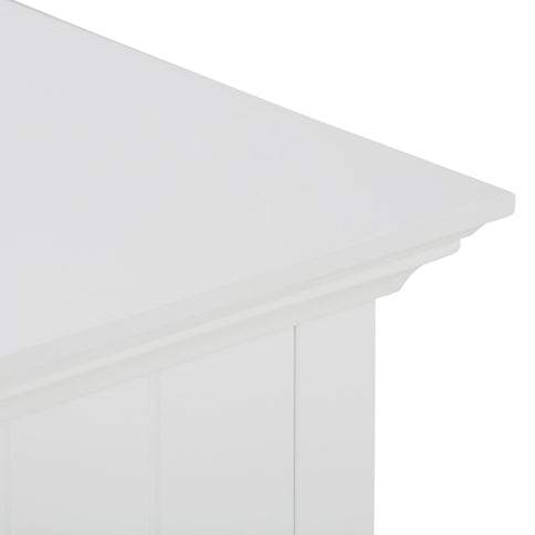 Acadian - 4 Drawer Floor Storage Cabinet - Pure White