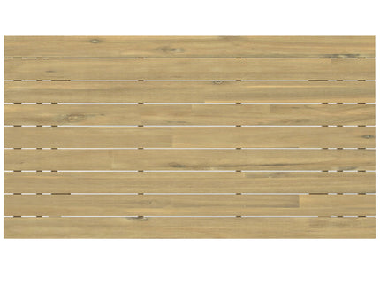 Kona - Outdoor Dining Table - Light Teak