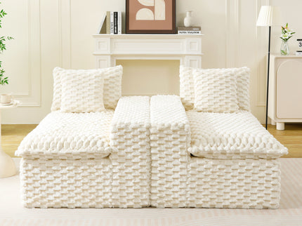 Multifunctional Sofa, Side-By-Side Or Facing Each Other
