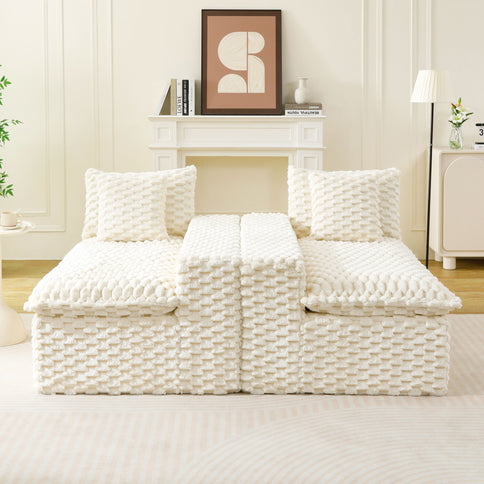 Multifunctional Sofa, Side-By-Side Or Facing Each Other