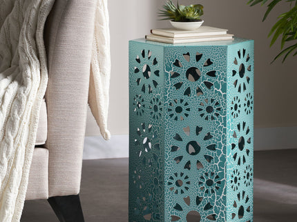 Galore - Side Table With Sunburst Cut Out Design