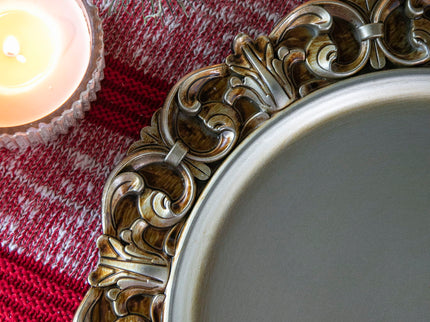 Plastic Charger Plate (Set of 6) - Gold