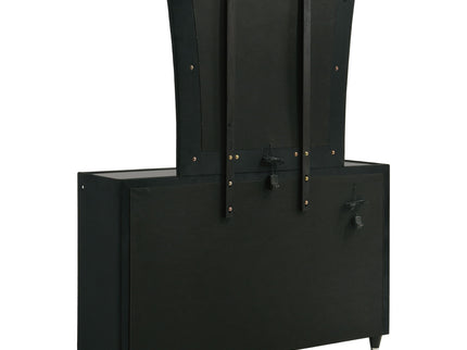 Mika - 8 Drawer LED Dresser With Mirror - Black