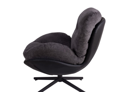 360° Swivel Office Chair, No Wheels