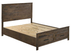 Dark Brown / 5 Pc. Bed, Nightstand, Chest, Dresser, Mirror / Queen