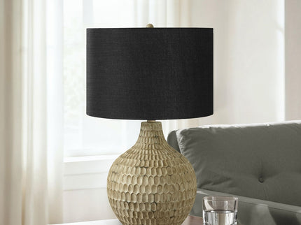 Lighting, Table Lamp, Resin, Contemporary - Brown