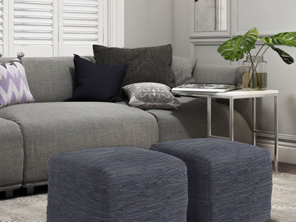 Fredrik - Handcrafted Square Pouf