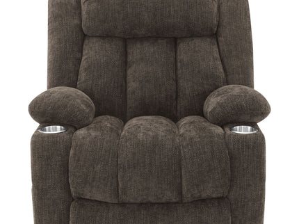 Beca - Upholstered Power Lift Recliner With Cupholders And USB Charging