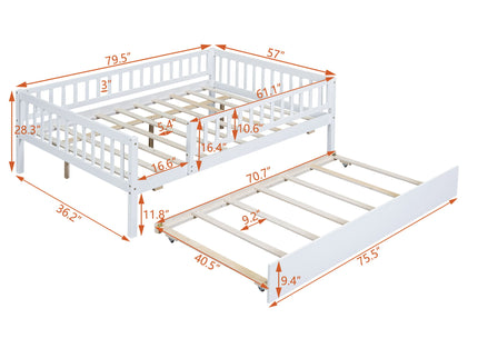 Multi Functional Wooden Daybed Bed