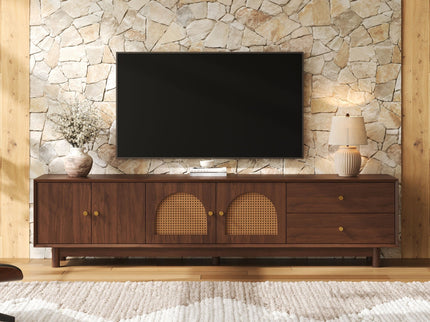 TV Stand With For 85" TVs - Walnut
