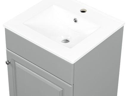 Bathroom Vanity With Sink, Cabinet With Adjustable Shelf
