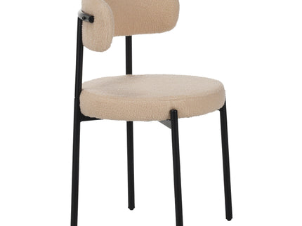 Medieval - Curved Back Kitchen Dining Chairs (Set of 4) - Beige