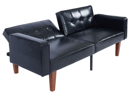 3 Position Split Back Futon Sofa Bed For Living Room