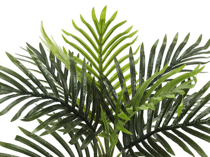 20" Tall, Artificial Plant, Palm, Indoor, Faux, Fake, Table, Greenery, Potted, Real Touch, Decorative - Green / Black