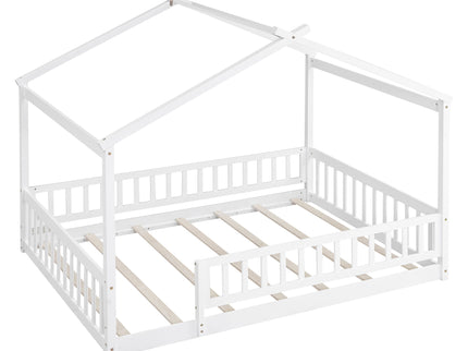Bed House Bed Frame With Fence