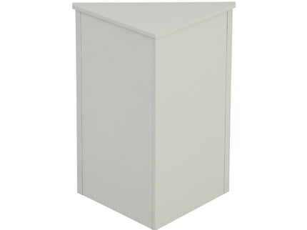 Triangle Bathroom Storage Cabinet With Adjustable Shelves, Freestanding Floor Cabinet For Home Kitchen