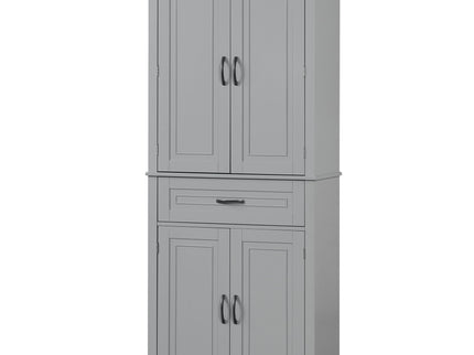 Bathroom Storage Cabinet With Doors And Drawer, Adjustable Shelf