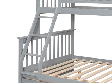 Bunk Bed With Drawers, Convertible Storage Bed