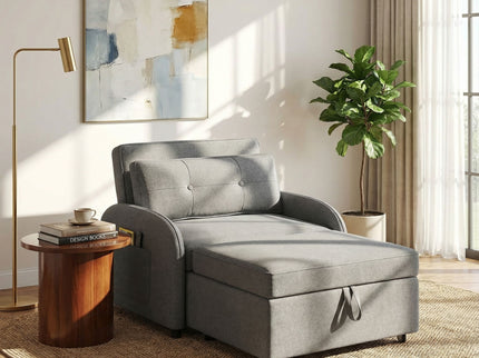 3 In 1 Convertible Sleeper Sofa Bed For Living Room