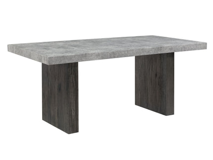 Susan - Dining Table Set With Base - Gray