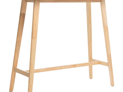 Bar Height Dining Table With Splayed Legs And Elongated Rectangular Top