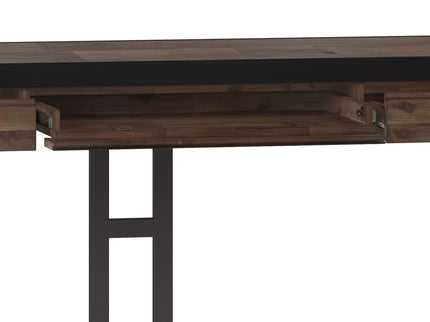 Erina - Large Desk - Rustic Natural Aged Brown