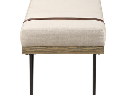Karis - Upholstered Accent Bench - Beige