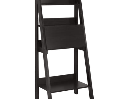 Computer Desk For Home Office, Laptop, Leaning, Storage Shelves