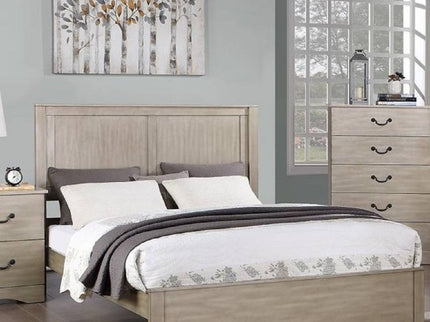 Bed With 2 Panel Headboard