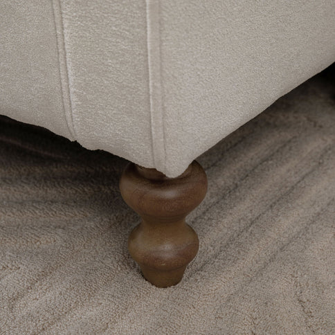 Modern Upholstered Storage Bench With Rolled Armrests]