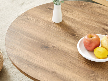 Modern Circular Coffee Table Cylindrical Design
