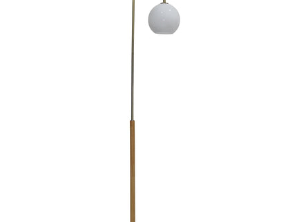 Tall Corner Floor Lamp For Living Room - White