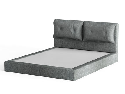 Airframe - Upholstered Bed Frame With Double Layered Upholstered Headboard