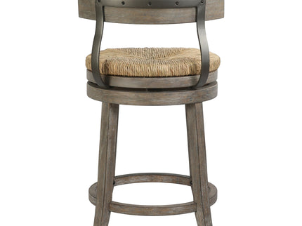 Stool With Natural Seagrass Seat