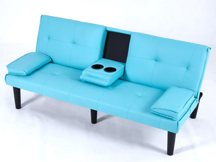 Sofa Bed With Foldable Design And Cup Holder