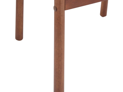 Dining Room Chairs, Ideal For Home & Kitchen (Set of 2) - Beige / Dark Walnut
