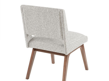 Boomerang - Dining Side Chair With Upholstered Cushions (Set of 2) - Light Gray
