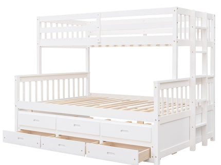 Bunk Bed With Twin Size Trundle And Drawers