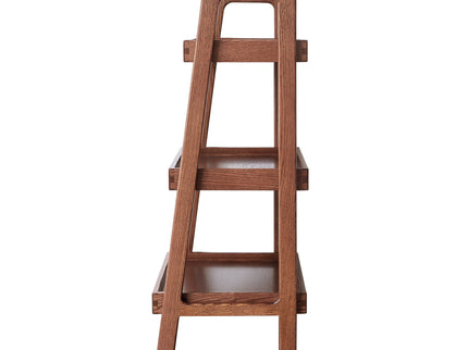 Premium Storage Organizer, 3-Tier Beech Shoe Rack For Entryway, Living Room - Walnut